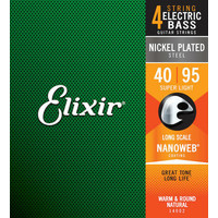 Elixir - Bass Long Scale - Super Light - 4 Strings - 40-95