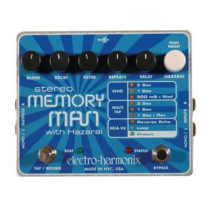 Electro Harmonix Electro Harmonix - Stereo Memory Man w/ Hazarai