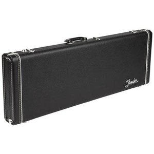 Gretsch Fender - Hardshell Case - Deluxe Strat/Telec - Left Handed Multi Fit -  Black w/ Orange