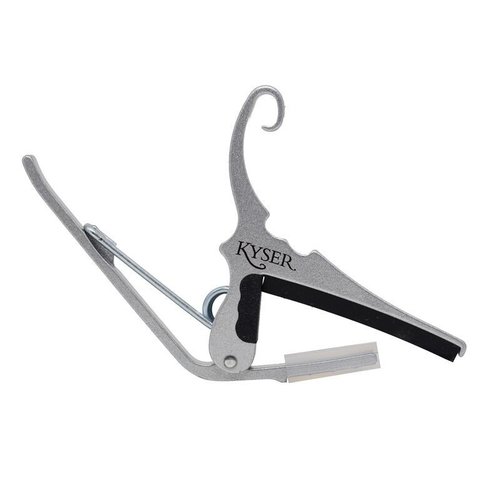 Kyser Kyser - Capo for 6 String Guitar - Quick Change - Silver Kyser Kyser - Capo for 6 String Guitar - Quick Change - Silver