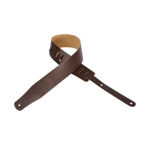 Levy's Leathers Levy's - 2 1/2” Genuine Leather Guitar Strap - M26-DBR Levy's Leathers Levy's - 2 1/2” Genuine Leather Guitar Strap - M26-DBR