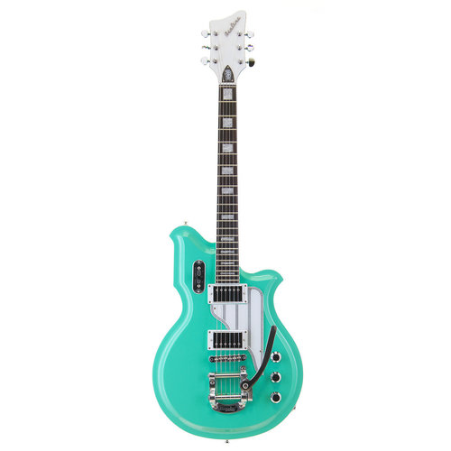 Eastwood Airline - Map Deluxe - With Bigsby - Seafoam Green Eastwood Airline - Map Deluxe - With Bigsby - Seafoam Green