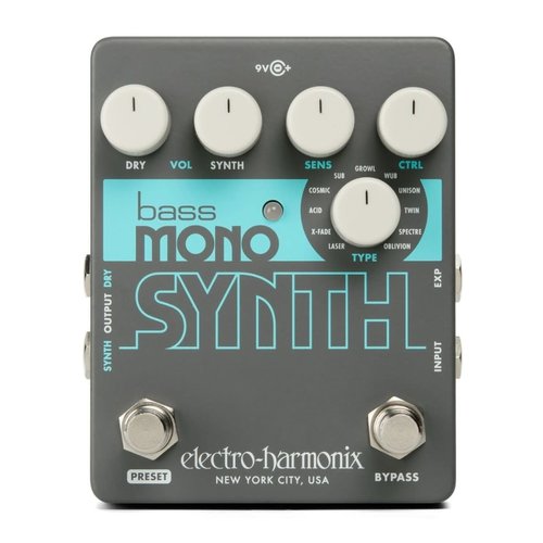 Electro Harmonix Electro Harmonix - Bass Mono Synth - Synthesizer Pedal Electro Harmonix Electro Harmonix - Bass Mono Synth - Synthesizer Pedal