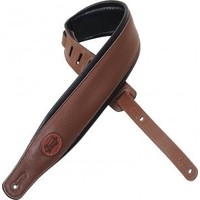 Levy's - 2" Signature Series Garment Leather Guitar Strap - MSS2-BRN