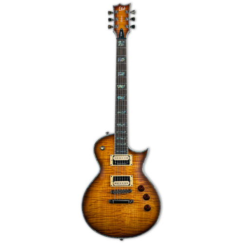 LTD - ESP Guitars LTD - EC-1000FM - Deluxe Series - Electric Guitar - Amber Sunburst with Seymour Duncan LTD - ESP Guitars LTD - EC-1000FM - Deluxe Series - Electric Guitar - Amber Sunburst with Seymour Duncan
