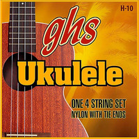 GHS - Ukulele Strings -  Soprano/Concert Nylon - H-10