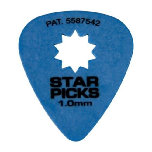 Dunlop Everly - Star Picks - 1.0mm - Blue Dunlop Everly - Star Picks - 1.0mm - Blue