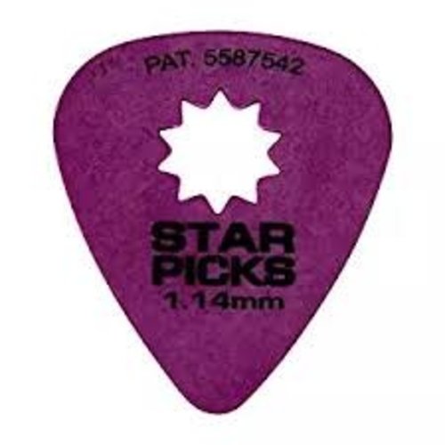 Dunlop Everly - Star Picks - 1.14mm - Purple Dunlop Everly - Star Picks - 1.14mm - Purple