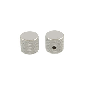 Allparts Allparts - Barrel Knobs - Chrome - (PACK OF 2)