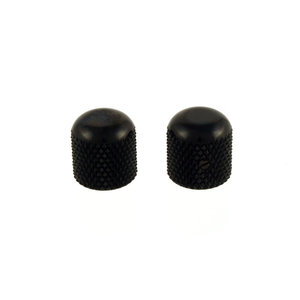 Allparts Allparts - Dome Knobs - (Set of 2) - Black