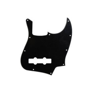 Allparts Allparts - 3-Ply Pickguard for Jazz Bass - Black