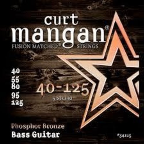 Curt Magnan Curt Mangan - ACOUSTIC BASS Strings - Phosphor Bronze - 5 String -40-125 Curt Magnan Curt Mangan - ACOUSTIC BASS Strings - Phosphor Bronze - 5 String -40-125