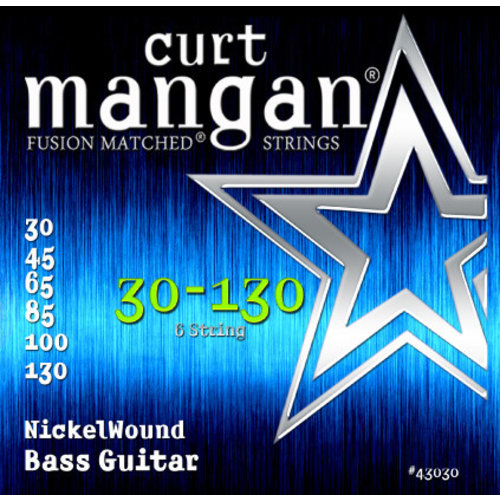 Curt Magnan Curt Mangan - Bass Nickel Wound 6 String 30-130 Curt Magnan Curt Mangan - Bass Nickel Wound 6 String 30-130