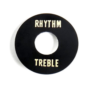 Allparts Allparts - Rhythm/Treble Ring - Toggle Switch - Black