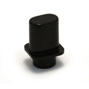 Allparts Allparts - Black Switch Tips for Telecaster - Top Hat - EACH