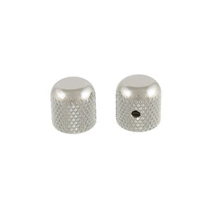 Allparts Allparts - Metal Dome Knobs - Chrome - (Set of 2)