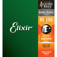 Elixir - Bass Long Scale - Light - 4 Strings - 45-100