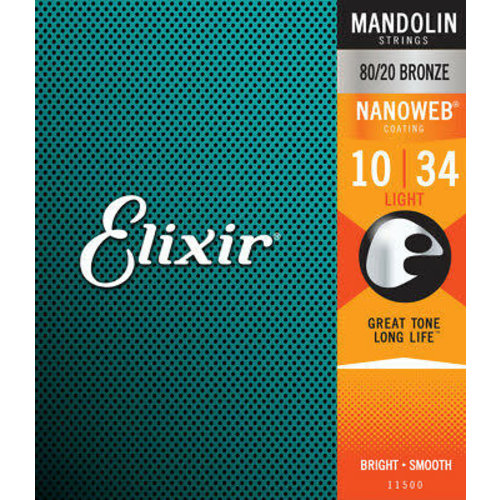 Elixir Elixir - Mandolin Strings - Light - 10-34 Elixir Elixir - Mandolin Strings - Light - 10-34