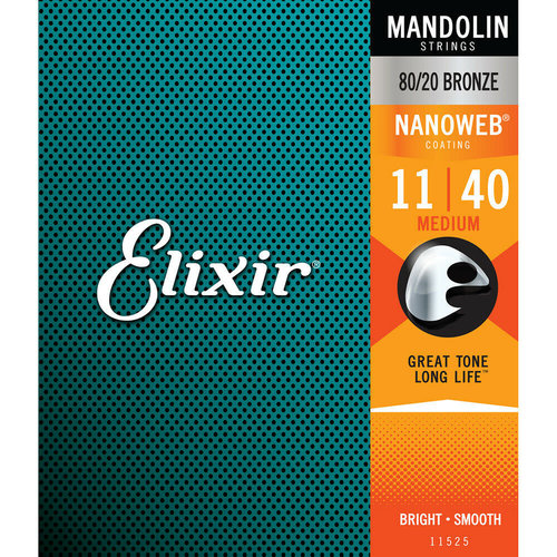 Elixir Elixir - Mandolin Strings - Medium - 11-40 Elixir Elixir - Mandolin Strings - Medium - 11-40