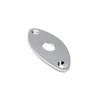 Allparts - Jackplate Gotoh - Football Shaped - For Edge Mounting - Nickel
