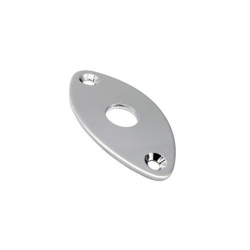 Allparts Allparts - Jackplate Gotoh - Football Shaped - For Edge Mounting - Nickel