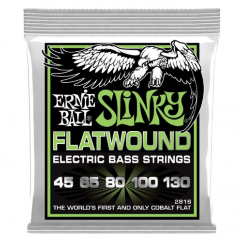 Ernie Ball Ernie Ball -  5 String Flatwound Bass Strings - 45-130