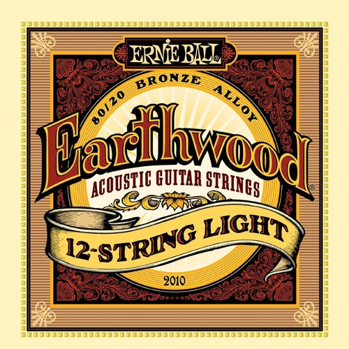 Ernie Ball Ernie Ball - Earthwood 12 String  Light - 80/20 Bronze