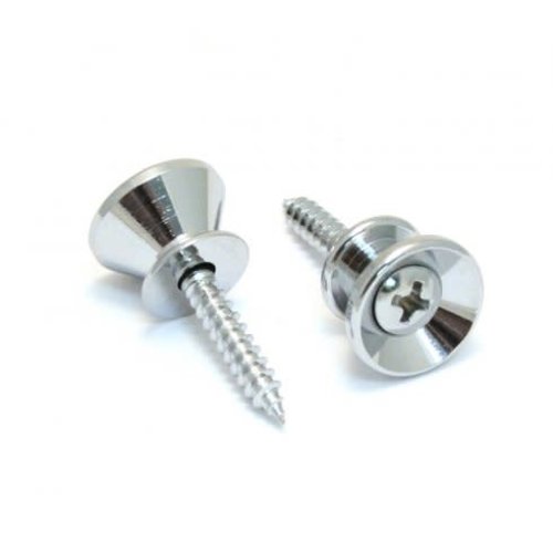 Allparts Allparts - Strap Button - Chrome - Fender Sytle - (Package of 2) Allparts Allparts - Strap Button - Chrome - Fender Sytle - (Package of 2)