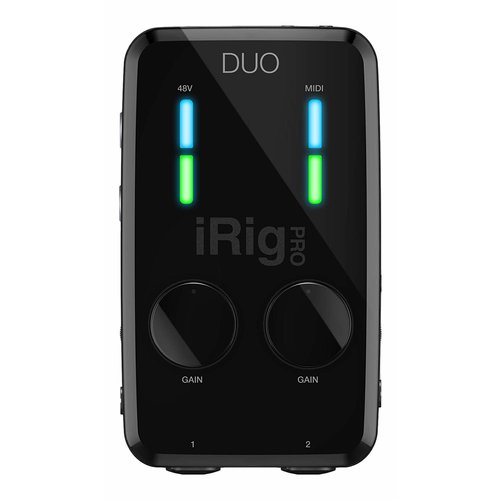 IK Multimedia iRig IK Multimedia - iRig PRO DUO - 2-channel Audio/MIDI Interface for iOS, Android, and Mac/PC IK Multimedia iRig IK Multimedia - iRig PRO DUO - 2-channel Audio/MIDI Interface for iOS, Android, and Mac/PC