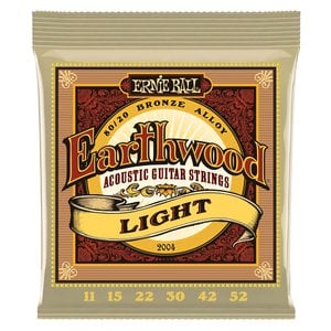 Ernie Ball Ernie Ball - Earthwood  Light - 80/20 Bronze - 11-52