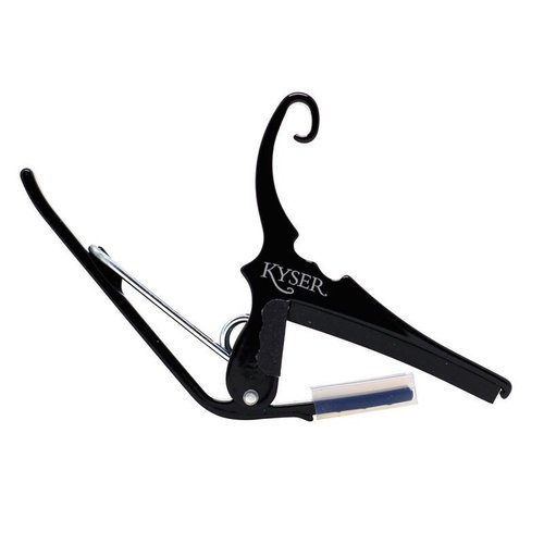 Kyser Kyser - Capo for 6 String Guitar - Quick Change - Black Kyser Kyser - Capo for 6 String Guitar - Quick Change - Black
