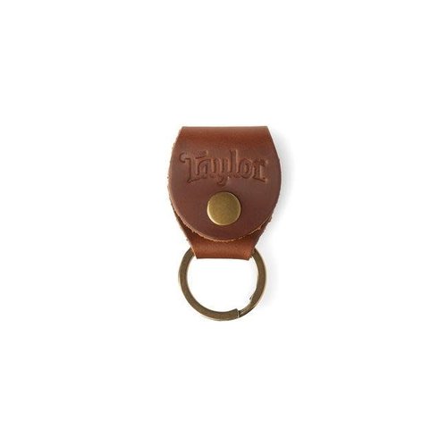 Taylor Guitars Taylor - Key Ring w/Pick Holder - Brown