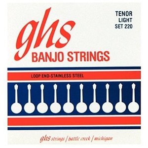 GHS GHS - Banjo - Tenor Light Strings  - Stainless Steel