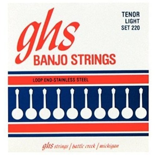 GHS GHS - Banjo - Light Tenor Strings - Stainless Steel GHS GHS - Banjo - Light Tenor Strings - Stainless Steel