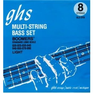 GHS GHS - Bass Multi-String - 8 String Bass - 18-105