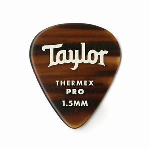 Taylor Guitars Taylor - Premium Darktone 651 - Thermex Pro Guitar Picks - 1.50mm - (SINGLE) Tortoise Shell