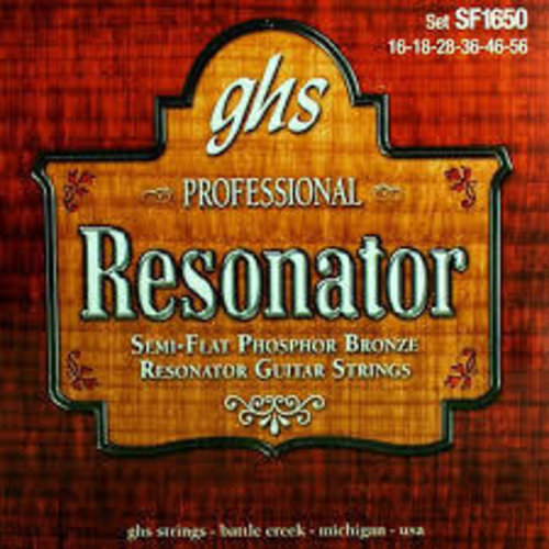 GHS GHS - Resonator Semiflat - Phosphor Bronze - SF1650