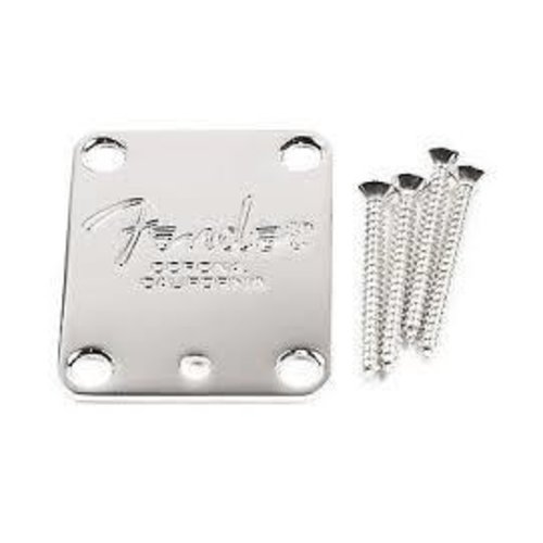 Allparts Fender - Neck Plate American Standard Chrome Allparts Fender - Neck Plate American Standard Chrome