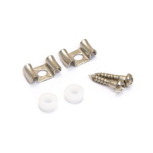 Allparts Allparts - String Guides Stratocaster - Wavy Style (Pair) - Nickel