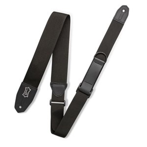 Levy's Leathers Levy's - 2" Wide Polyester Right Height Guitar Strap - MRHP-BLK