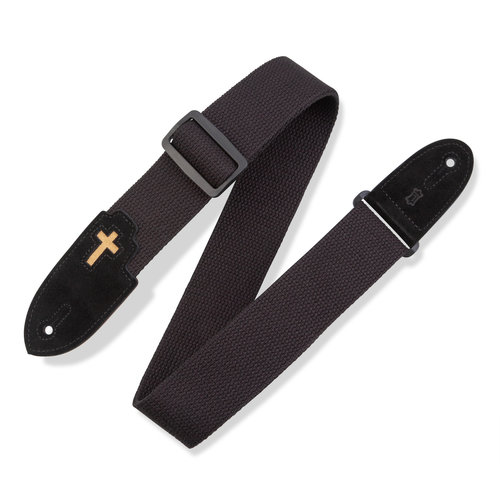 Levy's Leathers Levy's - 2" Cotton Guitar Strap - MC8C-BLK Levy's Leathers Levy's - 2" Cotton Guitar Strap - MC8C-BLK