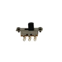 Allparts - On-On Slide Switch - Black Knob