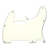 Allparts  - 3 ply- Telecaster Pickguard - 8 hole - Parchment