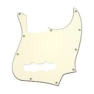 Allparts Allparts - 3-Ply - Jazz Bass Pickguard - Parchment