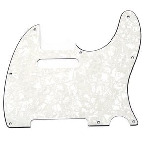 Allparts Allparts - 3 ply - Telecaster Pickguard - 8 hole - Pearloid