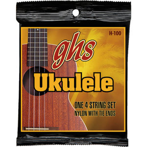 GHS GHS - Ukulele Strings -  Baritone Nylon/Silverwound - H-100