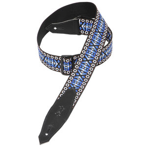 Levy's Leathers Levy's -  2” Jacquard Weave Polypropylene Guitar Strap - MSSN80-BLU