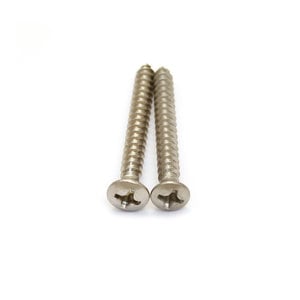 Allparts Allparts - Stainless Strap Button Screws (4 pack)
