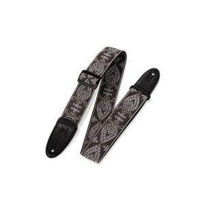 Levy's Leathers Levy's - 2"Leathers 2" 60's Hootenanny Jacquard Weave Guitar Strap - M8HT-24