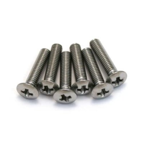 Allparts Allparts - Short Tuner Button Screws - Chrome - 7/16" Allparts Allparts - Short Tuner Button Screws - Chrome - 7/16"